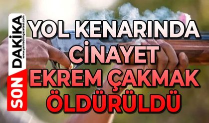 Yol kenarında cinayet: Ekrem Çakmak ölü bulundu