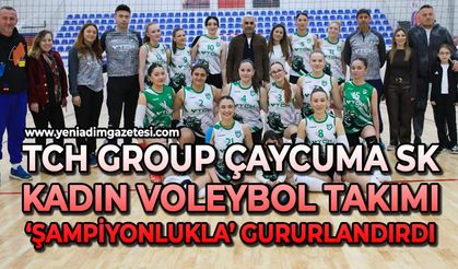 TCH Group Çaycuma SK Kadın Voleybol Takımı gururlandırdı: Bölgesel Lig Grup şampiyonu oldu