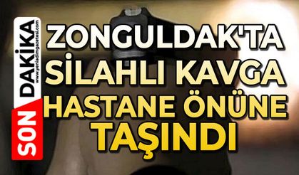 Zonguldak'ta silahlı kavga hastane önüne taşındı