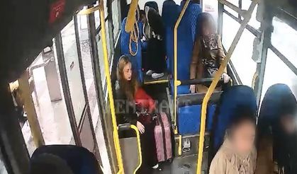 Otobüsü ambulansa çevirdi, bayılan öğrenciyi hastaneye taşıdı