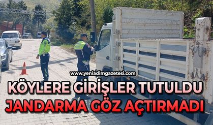 Köylere girişler tutuldu: Jandarma göz açtırmadı