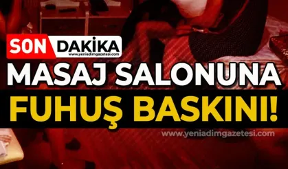 Masaj salonuna fuhuş baskını
