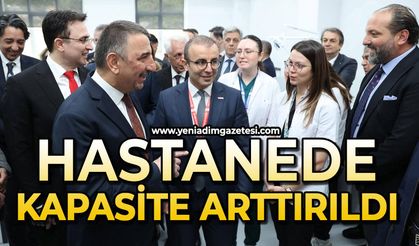 Hastanede kapasite artırıldı