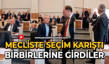 Mecliste seçim karıştı: Birbirlerine girdiler