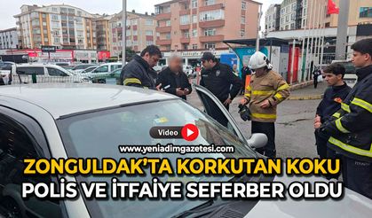 Zonguldak’ta korkutan koku: Polis ve itfaiye seferber oldu