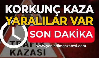 Otomobil bariyerlere çarptı: Yaralılar var