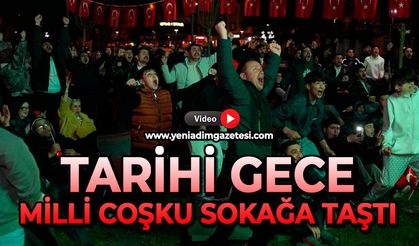 Tarihi gece: Milli coşku sokağa taştı