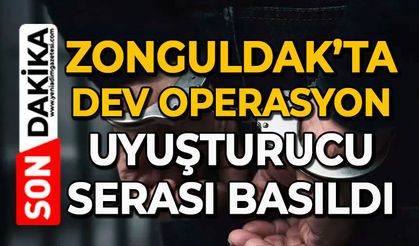 Zonguldak’ta dev operasyon: Uyuşturucu serası basıldı