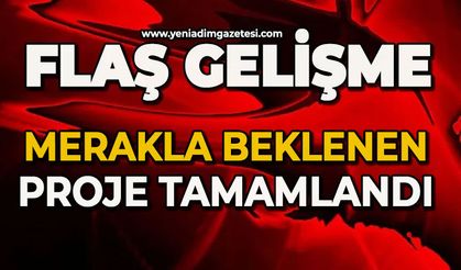 Merakla beklenen proje tamamlandı