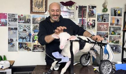 Demir ustası felçli canlara 'umut' oluyor