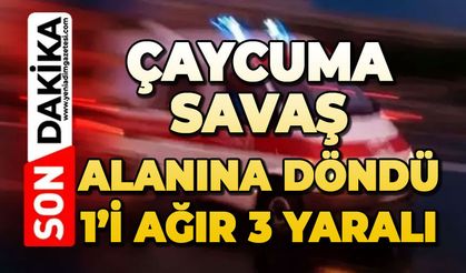 Çaycuma savaş alanına döndü: 1'i ağır 3 yaralı