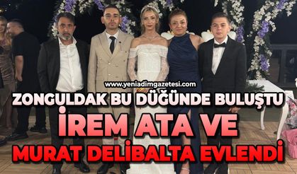 Zonguldak bu düğünde buluştu: İrem Ata ve Murat Delibalta evlendi