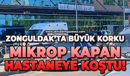 Mikrop kapan hastaneye koştu!