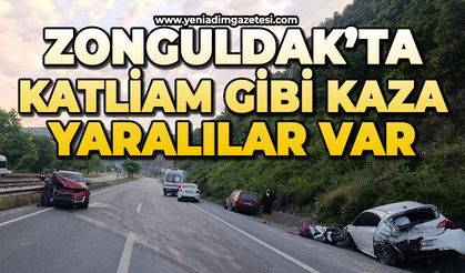 Zonguldak'ta katliam gibi kaza: Çok sayıda yaralı var