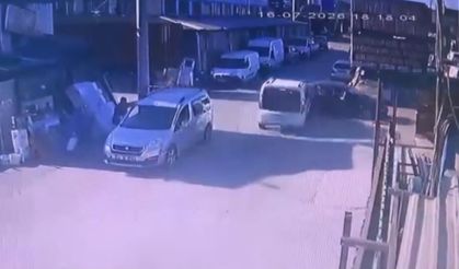 Aynı sokakta peş peşe kazalar kamerada