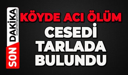 Köyde acı ölüm: Cansız bedeni tarlada bulundu
