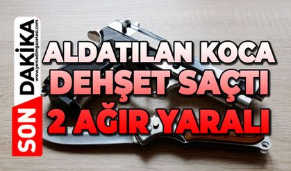 Kendini aldatan eşini ve köylüsünü ağır yaraladı