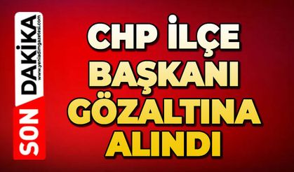 CHP İlçe Başkanına 'rüşvet' operasyonu!