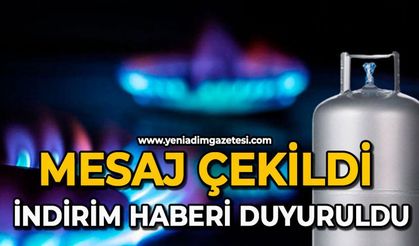 Zonguldak'ta tüpe indirim geldi
