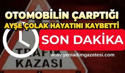 Otomobilin çarptığı Ayşe Çolak hayatını kaybetti