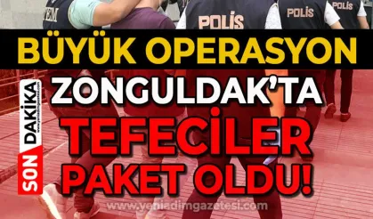 Zonguldak'ta 2 kişi tefecilikten tutuklandı