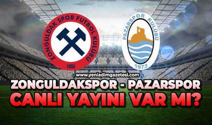 Zonguldakspor - Pazarspor canlı yayını var mı?