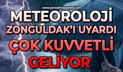 Zonguldak için kritik uyarı: Sarı kodlu alarm verildi