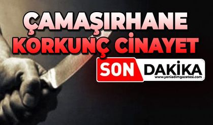 Çamaşırhane korkunç cinayet