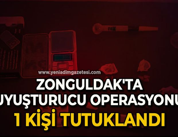 Uyuşturucu operasyonu: 1 kişi tutuklandı