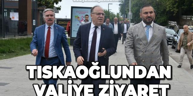 Nejdet Tıskaoğlu'ndan Vali Tutulmaz'a ziyaret