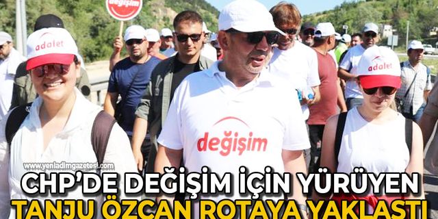 CHP'de "değişim" için yürüyen Belediye Başkanı Tanju Özcan Ankara'ya yaklaştı