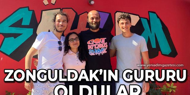 Zonguldak'ın gururu oldular