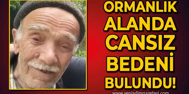 2 gün önce kayboldu: Yaşlı adamın cansız bedenine ulaşıldı