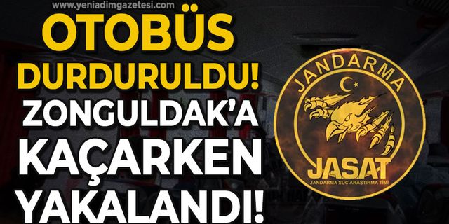 Otobüs durduruldu: Bartın'dan Zonguldak'a kaçarken yakalandı!