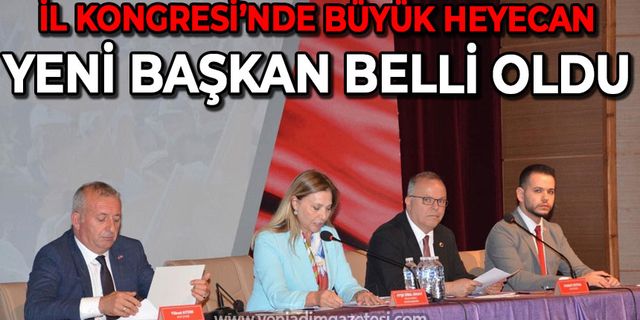 MHP İl Kongresi'nde büyük heyecan: Yeni başkan belli oldu