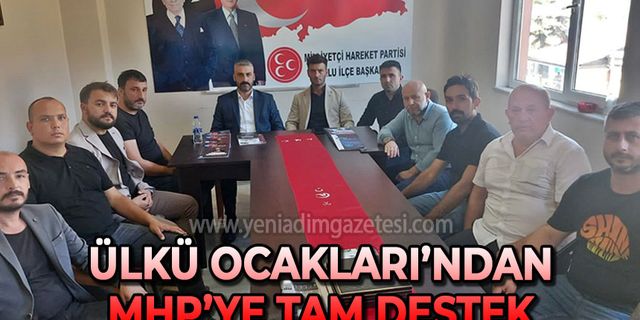 Ülkü Ocakları'ndan MHP'ye destek