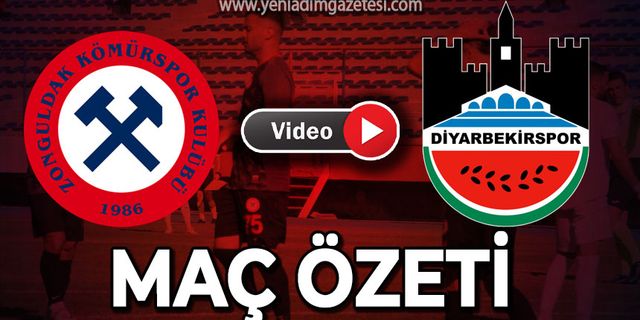 Zonguldak Kömürspor - Diyarbekirspor maç özeti