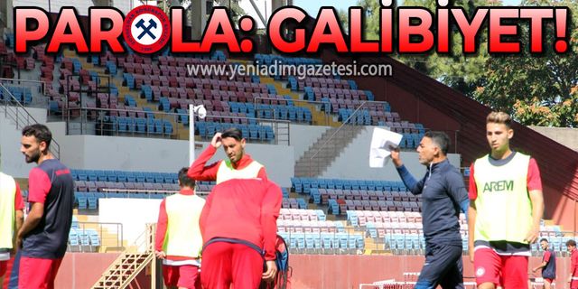 Zonguldak Kömürspor Diyarbekir provasını yaptı: Parola "Galibiyet"