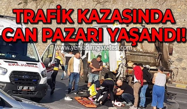Trafik kazasında can pazarı yaşandı