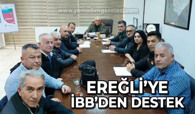 Ereğli'ye İstanbul Büyükşehir Belediyesi'nden yardım eli