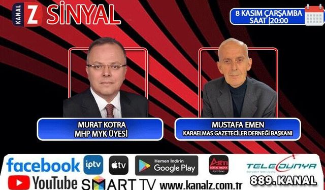 Sinyal yarın akşam KANAL Z ekranlarında