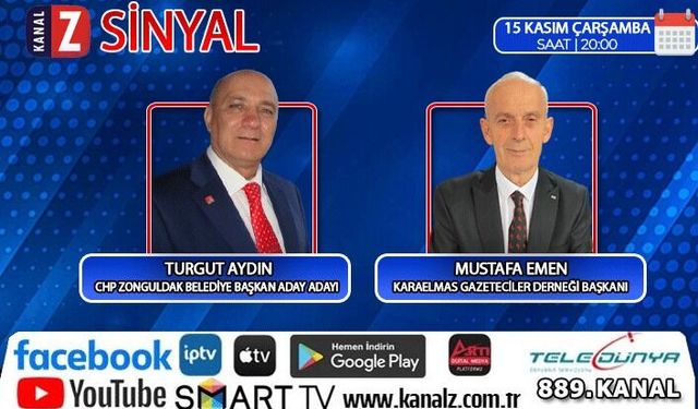 Sinyal yarın akşam KANAL Z ekranlarında
