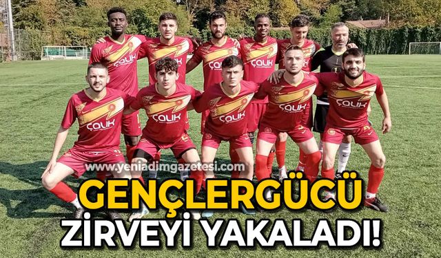 Zonguldak Gençlergücü zirveyi ele geçirdi
