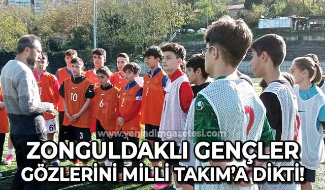Zonguldaklı gençler gözlerini Milli Takım'a dikti