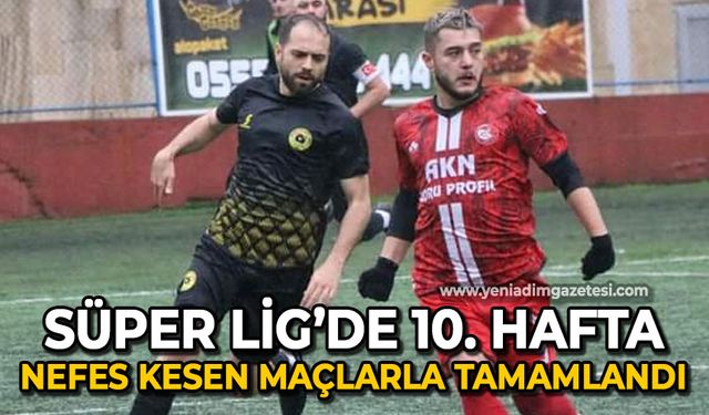 Zonguldak Süper Amatör Lig'de 10. hafta maçları nefes kesti: İşte alınan sonuçlar ve puan durumu!