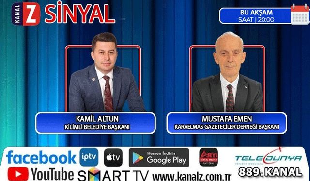 Sinyal bu akşam KANAL Z ekranlarında