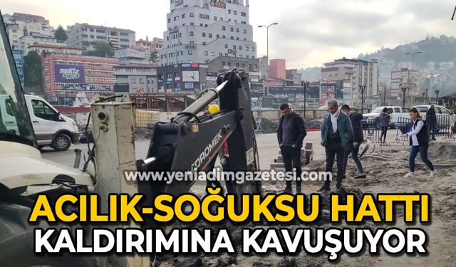 Acılık-Soğuksu hattı kaldırımına kavuşuyor