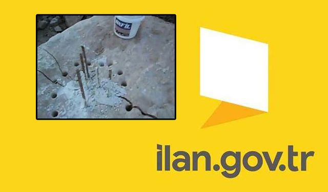 Delme ve patlatma hizmeti alınacak