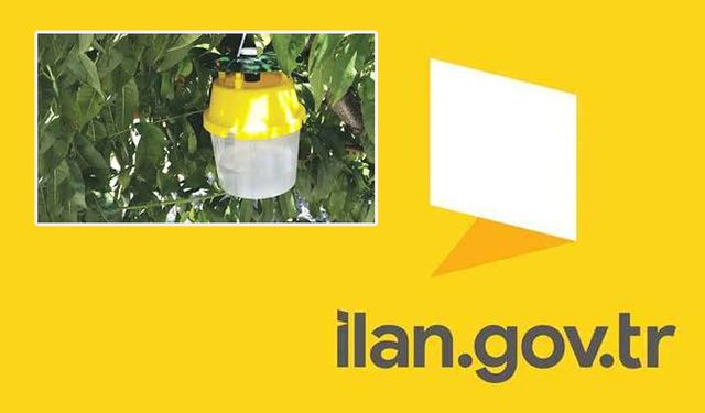 Feromon tuzağı ve feromon ilacı satın alınacaktır