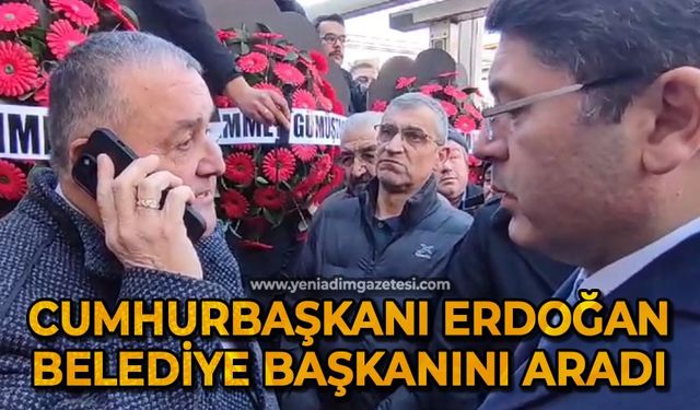 Cumhurbaşkanı Recep Tayyip Erdoğan Belediye Başkanı Fahri Fırıncıoğlu'nu aradı